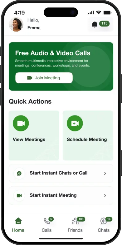 Chilink mobile app on a smartphone